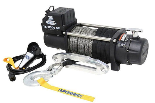 Superwinch 1511201 Tiger Shark 11500SR 12V Synthetic Rope Winch