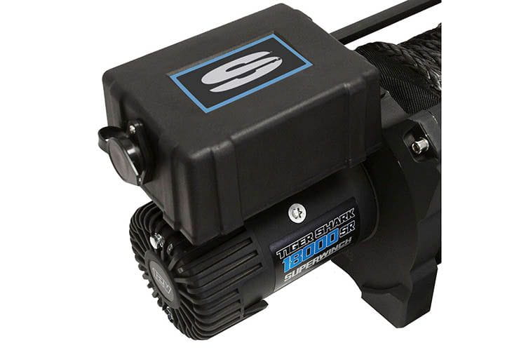 Superwinch 1518001 Tiger Shark 18000SR 12V Synthetic Rope Winch