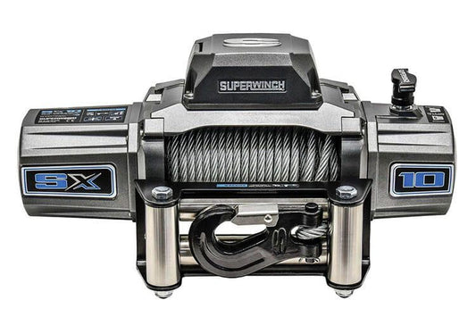 Superwinch 1710200 SX10 12V 10000 Steel Wire Rope Winch