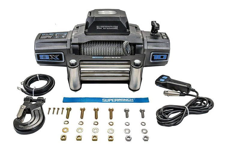 Superwinch 1710200 SX10 12V 10000 Steel Wire Rope Winch