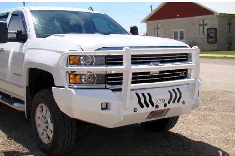 Throttle Down Kustoms BGRILCH Chevy Silverado 2500HD/3500HD 2001-2025 Front Bumper with Grille Guard