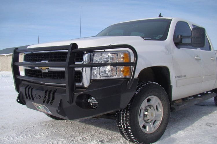 Throttle Down Kustoms BGRILCH Chevy Silverado 2500HD/3500HD 2001-2025 Front Bumper with Grille Guard