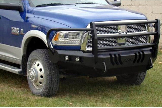 Throttle Down Kustoms Front Bumper Grille Guard for 1994-2024 Dodge Ram 2500/3500, Custom Steel Protection.