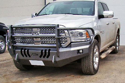 Throttle Down Kustoms Front Bumper Grille Guard for 1994-2024 Dodge Ram 2500/3500, Custom Steel Protection.