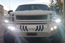Heavy-duty Front Bumper Grille Guard for 1994-2024 Dodge Ram 4500/5500.