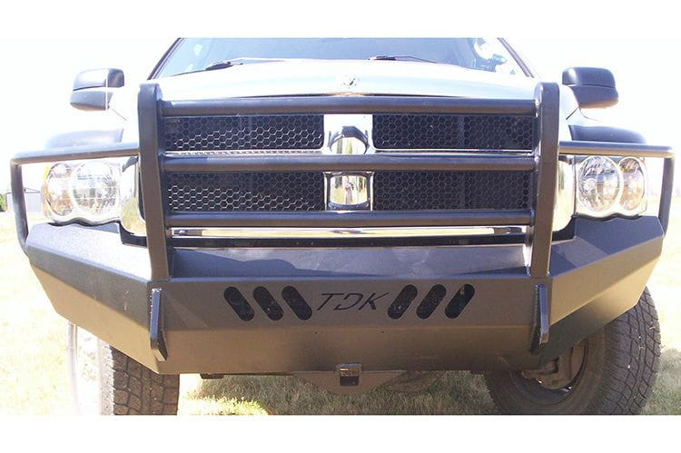 Heavy-duty Front Bumper Grille Guard for 1994-2024 Dodge Ram 4500/5500.