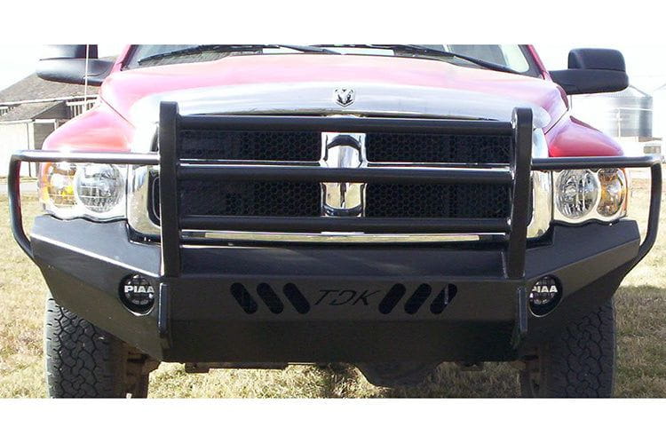 Heavy-duty Front Bumper Grille Guard for 1994-2024 Dodge Ram 4500/5500.