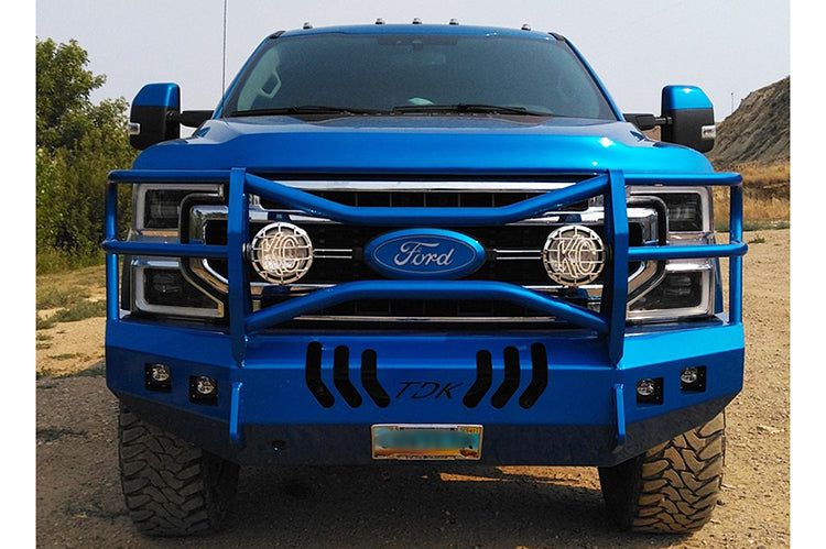 thumbnail image 2 of Gloss Black Grille For 2020-2023 Ford F250 F350 Super Duty Lariat - Front Bumper Grille 2 of 6