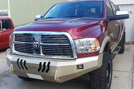 Custom Steel Front Bumper for Dodge Ram 2500/3500 1994-2024 by Throttle Down Kustoms.