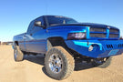 Custom Steel Front Bumper for Dodge Ram 2500/3500 1994-2024 by Throttle Down Kustoms.