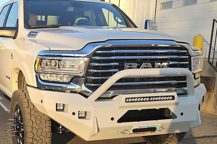 Throttle Down Kustoms Cyclone front bumper for 1994-2024 Dodge Ram 4500/5500