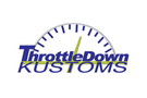 Throttle Down Kustoms Center Badge Stainless Steel