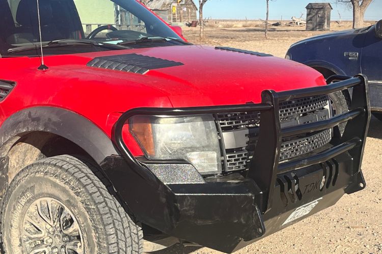 Throttle Down Kustoms front bumper grille guard BGRILFRAP1014 for 2010-2014 Ford F150 Raptor durable front bumper protection