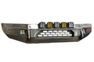 Throttle Down Kustoms Hurricane Front Bumper for 1994-2024 Dodge Ram 4500/5500, Heavy-duty Steel with Bull Bar Design.