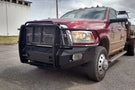 Thunder Struck Tread Elite full front replacement bumper DHD10-200 for 2010–2018 Ram 2500/3500, heavy-duty steel protection.