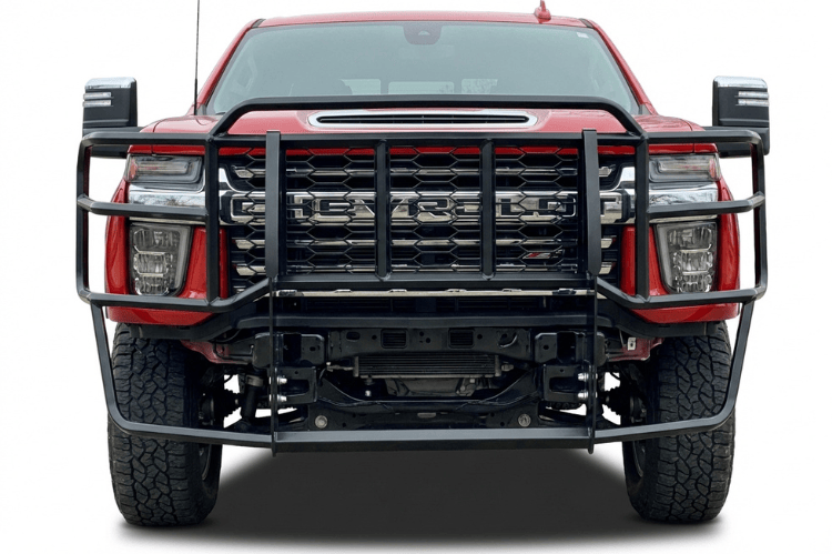 Thunderstruck grille guard CHD24-100CA camera compatible on 2024+ Chevy Silverado 2500HD/3500HD