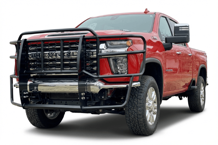 Thunderstruck grille guard CHD24-100CA camera compatible on 2024+ Chevy Silverado 2500HD/3500HD