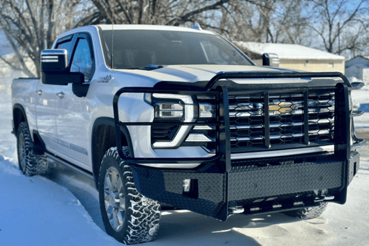 Thunderstruck Tread Elite front bumper CHD24-200PA camera and park assist compatible on 2024+ Silverado 2500HD/3500HD