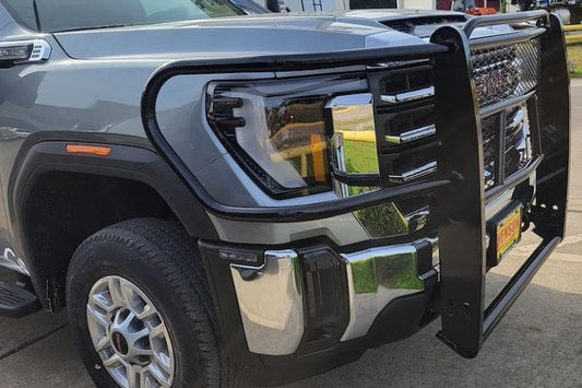 Tough Country grille guard BG2524G for 2024-2026 GMC Sierra 2500HD/3500HD durable black truck grille guard protection