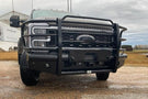 Tough Country Traditional front bumper with winch mount TFR2023FW for 2023-2026 Ford F250/F350 Super Duty durable black