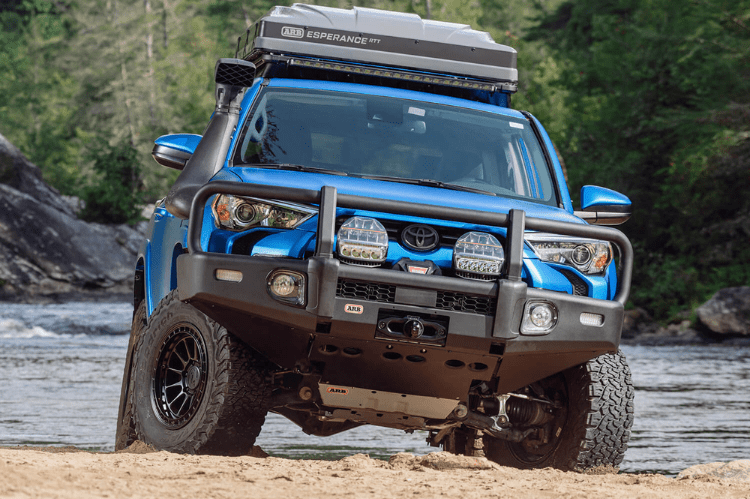 ARB 3421570KB Toyota 4 Runner 2014-2023 Summit Bar Front Bumper Winch Ready with Grille Guard Powder Coat Finish