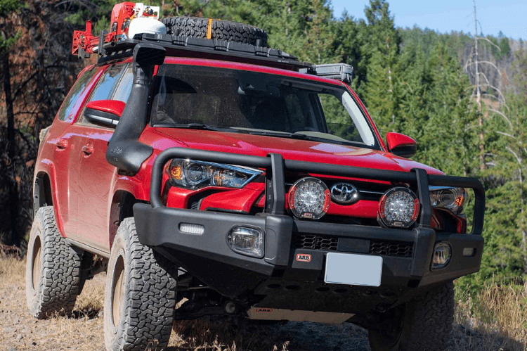 ARB 3421570KB Toyota 4 Runner 2014-2023 Summit Bar Front Bumper Winch Ready with Grille Guard Powder Coat Finish