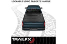 TrailFX HF3 Pro hard folding tonneau cover TFX1712 for 2019-2026 GMC Sierra 1500 5.7 bed durable tri fold tonneau cover.