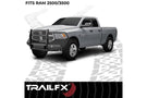 TrailFX front full replacement bumper FX3012A for 2010-2012 Dodge Ram 1500 durable Ram 1500 full replacement bumper black