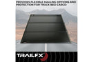 TrailFX HF3 Pro hard folding tonneau cover TFX1712 for 2019-2026 Chevy Silverado 1500 5.7 bed durable tri fold tonneau cover.