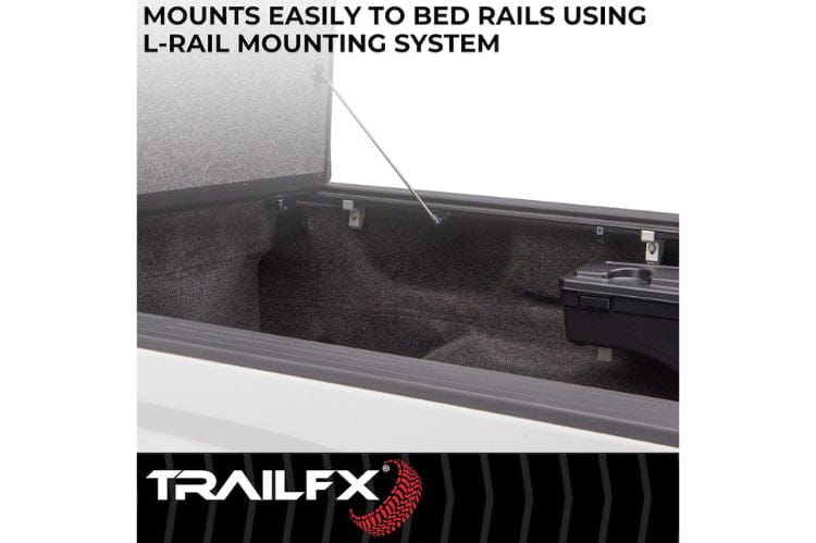 TrailFX HF3 Pro hard folding tonneau cover TFX1712 for 2019-2026 Chevy Silverado 1500 5.7 bed durable tri fold tonneau cover.