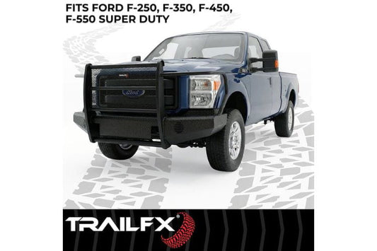 TrailFX Ford F450/F550 Superduty 2008-2010 Front Bumper With Grille Guard FX3001