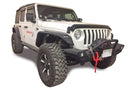 TrailFX front flat style fender flares JL05FF for 2020-2026 Jeep Gladiator JT durable custom flat style jeep fender flares