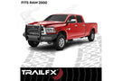 TrailFX front full replacement bumper FX3008A for 2010-2018 Dodge Ram 2500/3500 durable Dodge full replacement bumper black