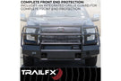 TrailFX full replacement front bumper FX3010A for 2003-2005 Dodge Ram 2500/3500 durable TrailFX front bumper black finish