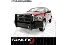 TrailFX full replacement front bumper FX3010A for 2003-2005 Dodge Ram 2500/3500 durable TrailFX front bumper black finish