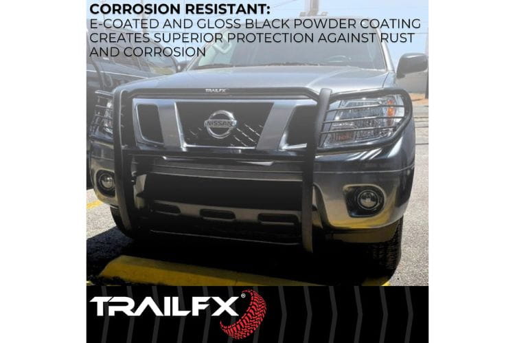 TrailFX grille guard E0047T for 2022-2026 Chevy Silverado 1500 durable truck grille guard for front end protection