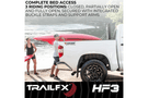 TrailFX HF3 hard tri fold tonneau cover TFX8005 for 2019-2026 Chevy Silverado 1500 5.8 bed durable tri fold tonneau cover.