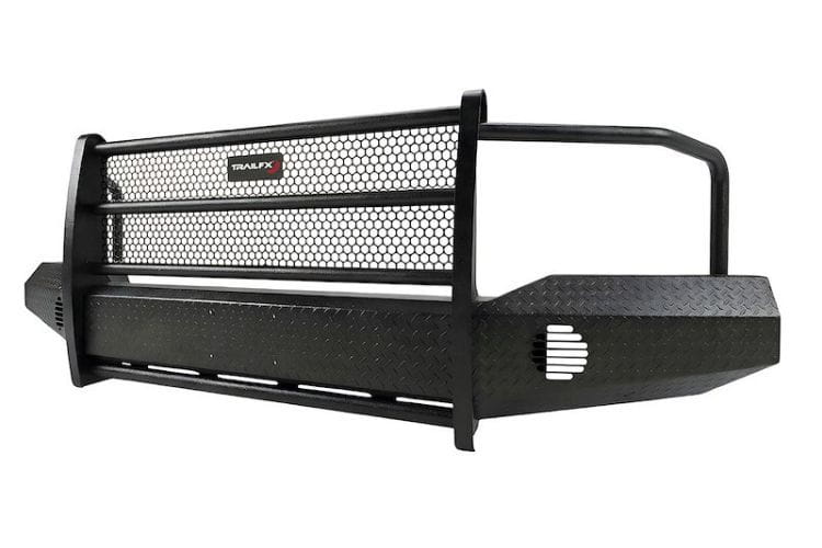 TrailFX heavy duty front end replacement bumper FX3003A for 1999-2004 Ford F450/F550 Super Duty durable truck front bumper