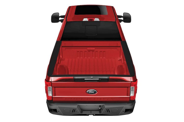TrailFX rear heavy duty bumper RHDB006TI for 2017-2022 Ford F250/F350 Super Duty durable heavy duty rear truck bumper