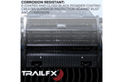 TrailFX full replacement front bumper FX3002A for 2005–2007 Ford F450/F550 Super Duty, heavy-duty steel truck bumper for front protection.
