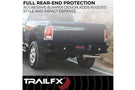 TrailFX rear bumper RLDB009TI for 2019-2026 Chevy Silverado 1500 durable light duty steel truck rear bumper black finish