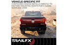 TrailFX rear bumper RLDB009TI for 2019-2026 Chevy Silverado 1500 durable light duty steel truck rear bumper black finish