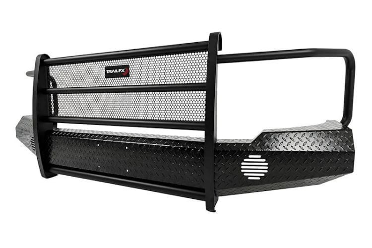 TrailFX steel front bumper replacement FX3004A for 2011-2014 Chevy Silverado 2500HD/3500HD durable steel replacement bumper