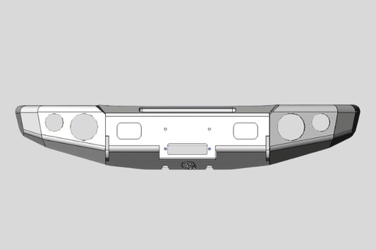 TrailReady 11300B Dodge Ram 1500 1994-2001 Extreme Duty Front Bumper Winch Ready Base