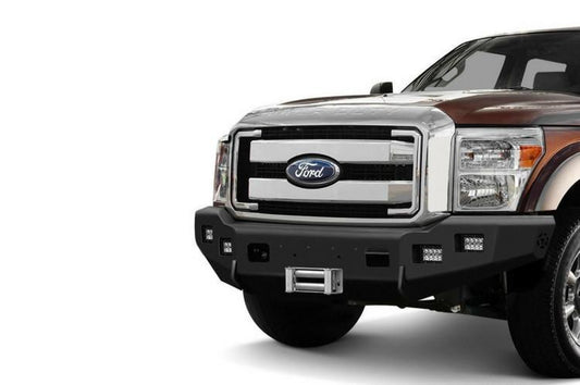 TrailReady 12415B Ford F250/F350 Superduty 2023-2026 Front Bumper Base Winch Ready with Adaptive Cruise