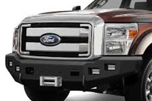 TrailReady 12415B Ford F250/F350 Superduty 2023-2026 Front Bumper Base Winch Ready with Adaptive Cruise