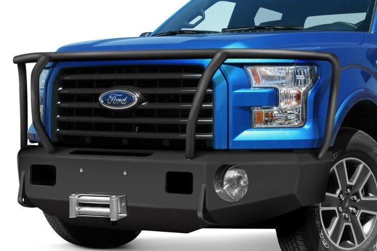 TrailReady 12415G Ford F250/F350 Superduty 2023-2026 Front Bumper Full Guard Winch Ready with Adaptive Cruise