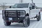 TrailReady Extreme Duty Full Guard front bumper 12400G for 2023-2026 Ford F250/F350 Super Duty durable protection black