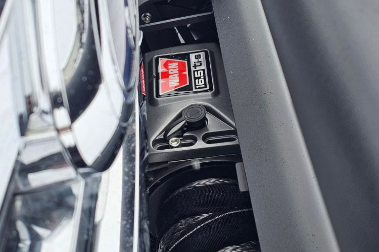 TrailReady Extreme Duty Full Guard front bumper 12400G for 2023-2026 Ford F250/F350 Super Duty durable protection black
