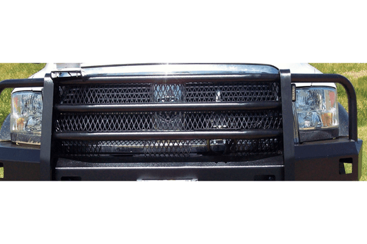 Expanded aluminum add-on installed on Truck Defender heavy-duty bumper for enhanced durability and rugged protection